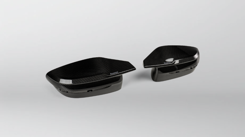 Photo of Akrapovic Carbon Fibre Mirror Cap Set (High Gloss) for the BMW M2 (G87) - Image 1